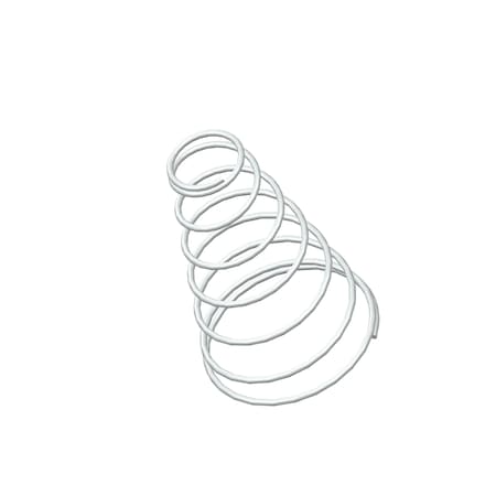 Approved Vendor Taper Spring, Lo= 0.875 , So= 0.375 , W= 0.032 G309989478